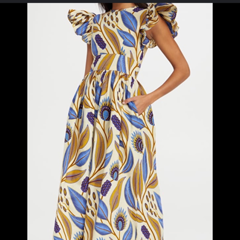 Sika Ruffle Long Dress